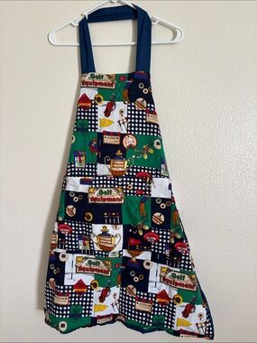 Golf Theme Patterned Cooking Apron